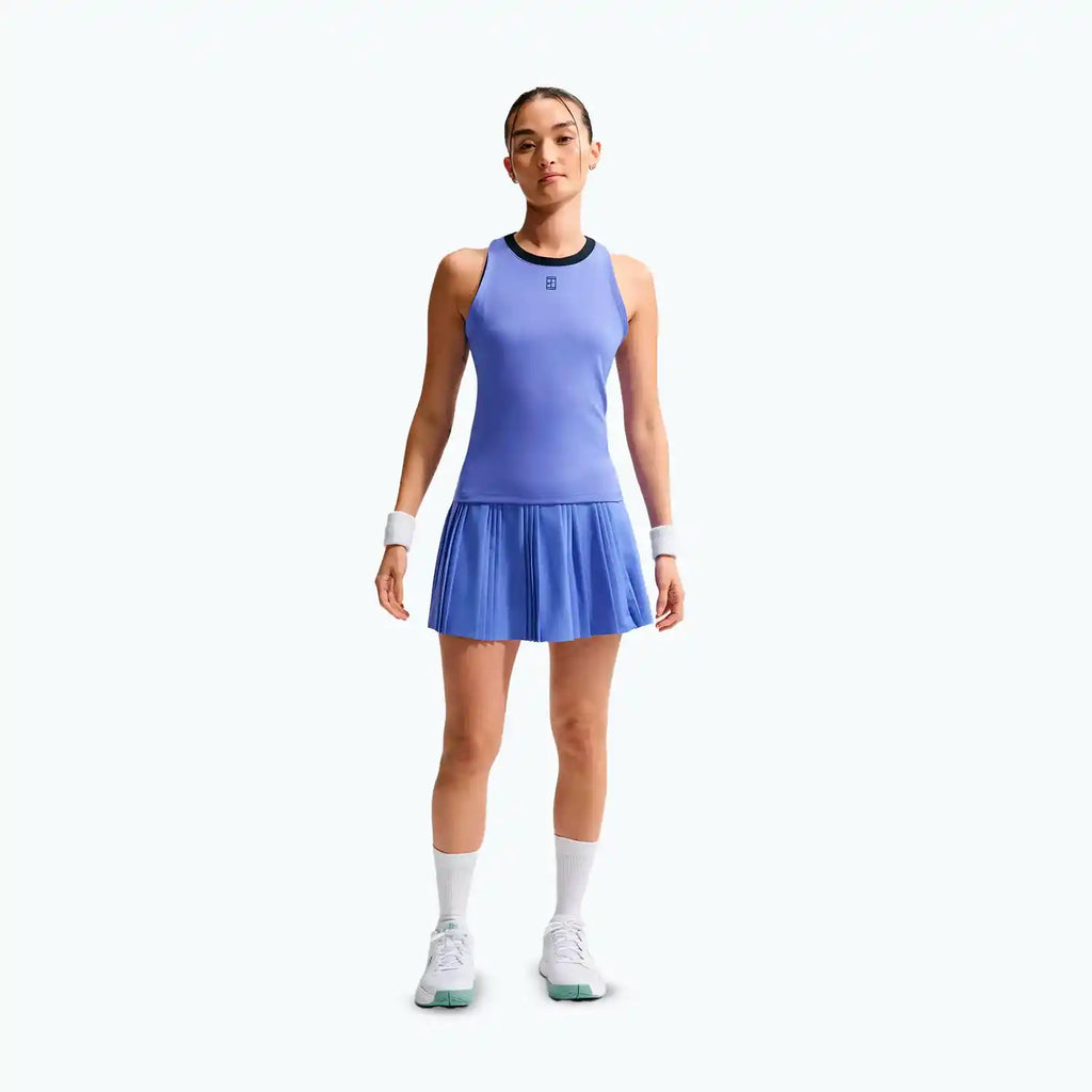 NikeCourt Dri-Fit Advantage Ace Pleated Skirt (Sapphire)