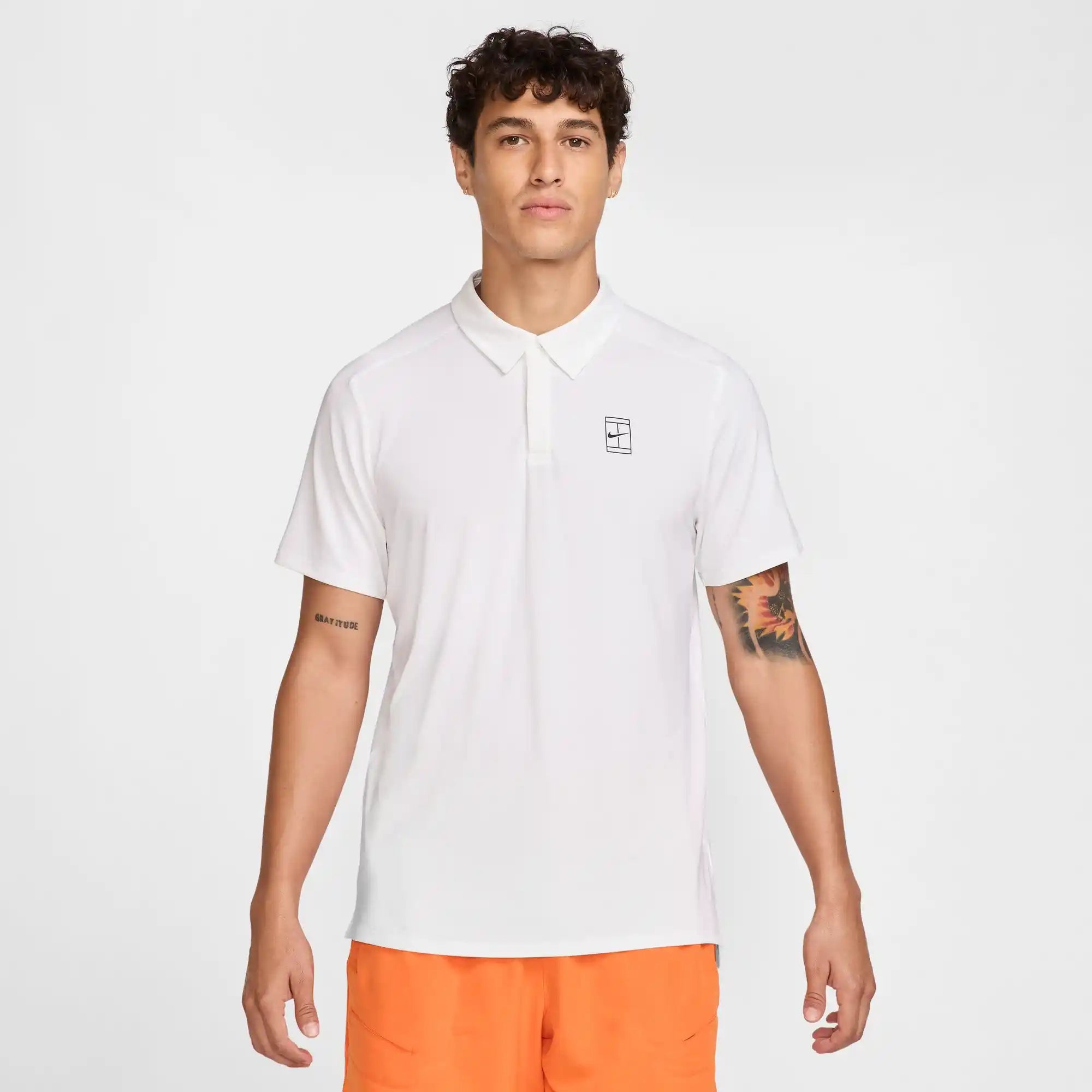 NikeCourt Dri-Fit Advantage Tennis Polo (White)