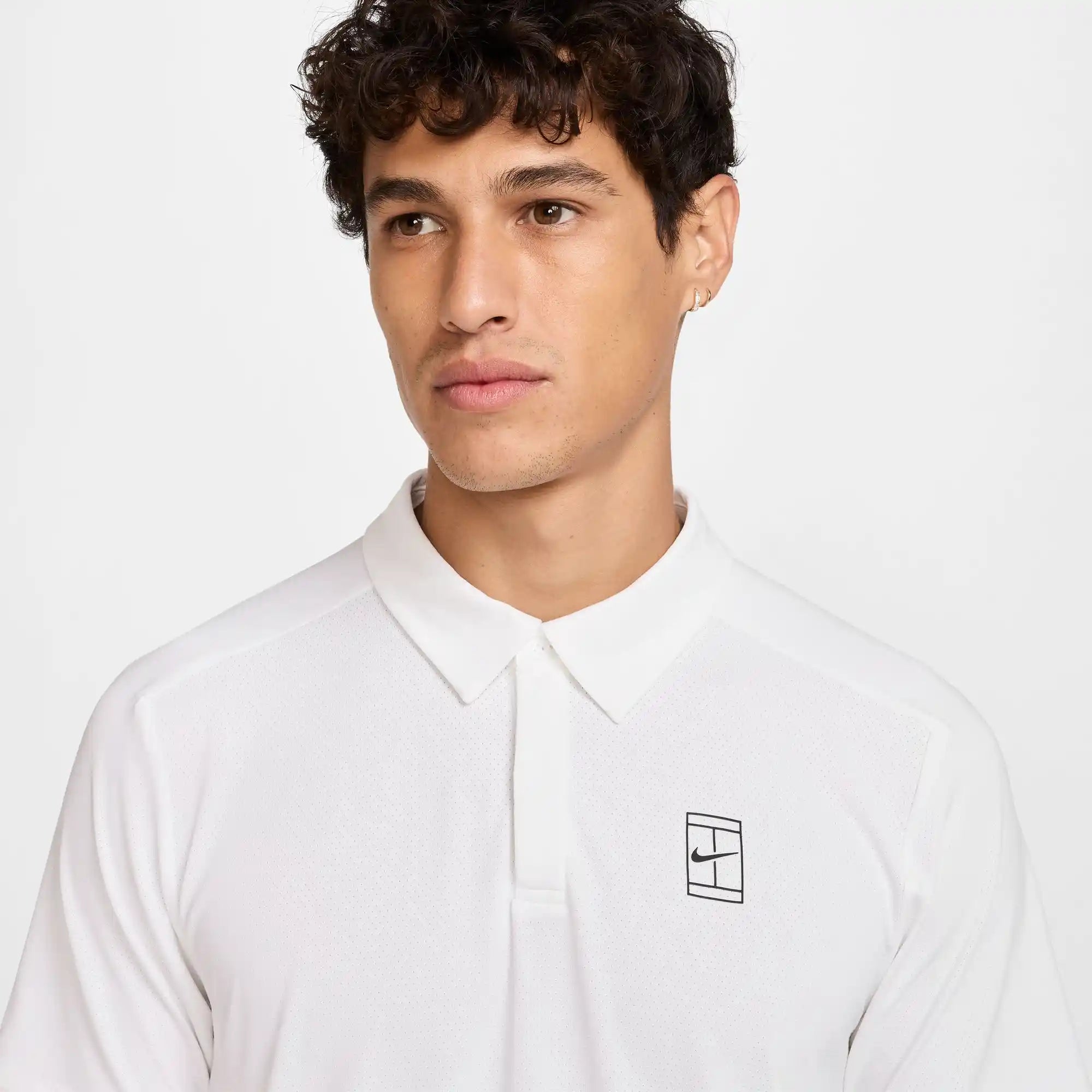 NikeCourt Dri-Fit Advantage Tennis Polo (White)