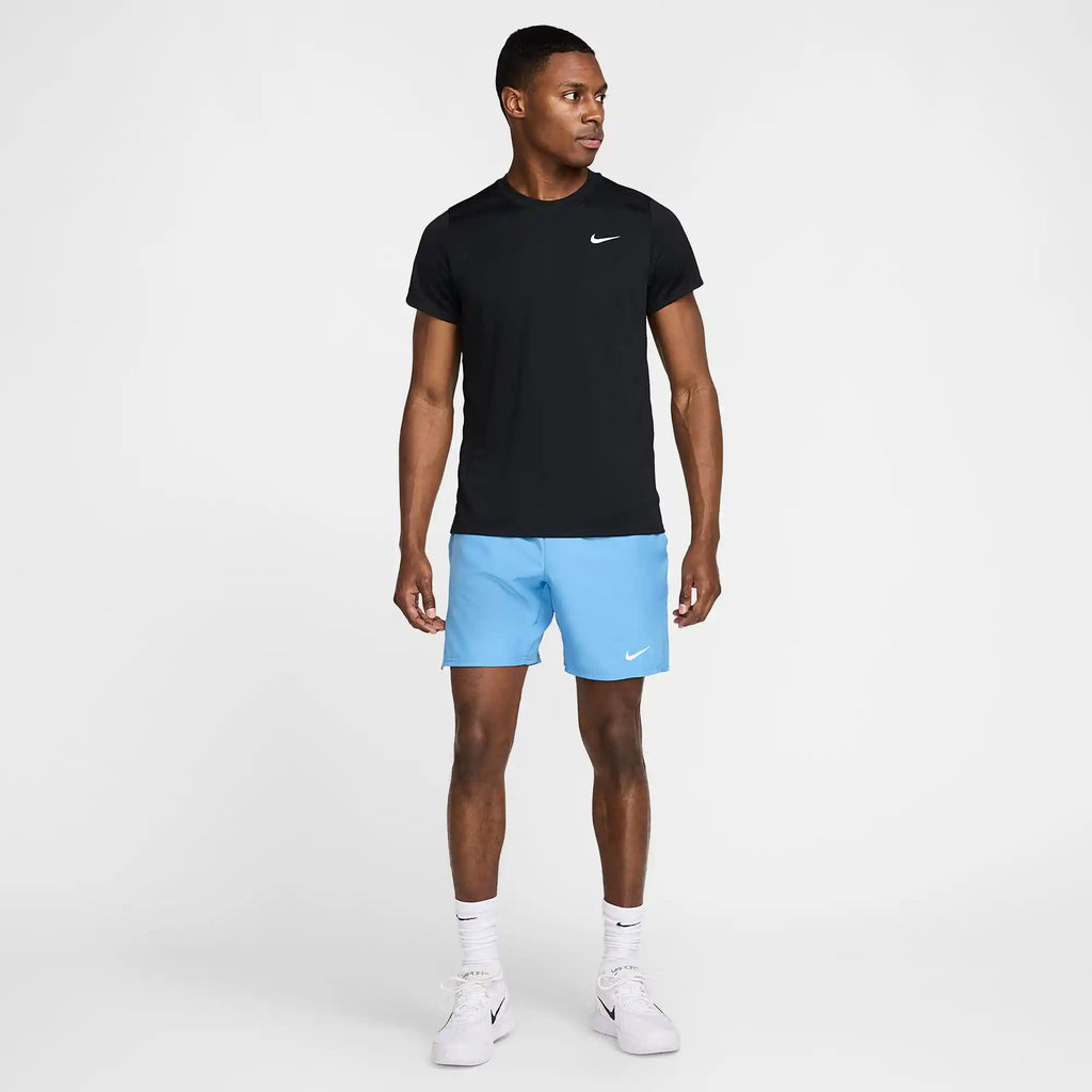 NikeCourt Victory Men's Dri-FIT Tennis Top (Black/White)