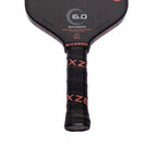 Six Zero Coral 16mm Elongated Pickleball Paddle (Black)