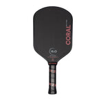 Six Zero Coral 16mm Elongated Pickleball Paddle (Black)