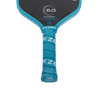 Six Zero Coral 16mm Elongated Pickleball Paddle (Ocean Blue)