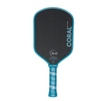 Six Zero Coral 16mm Elongated Pickleball Paddle (Ocean Blue)