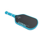 Six Zero Coral 16mm Elongated Pickleball Paddle (Ocean Blue)