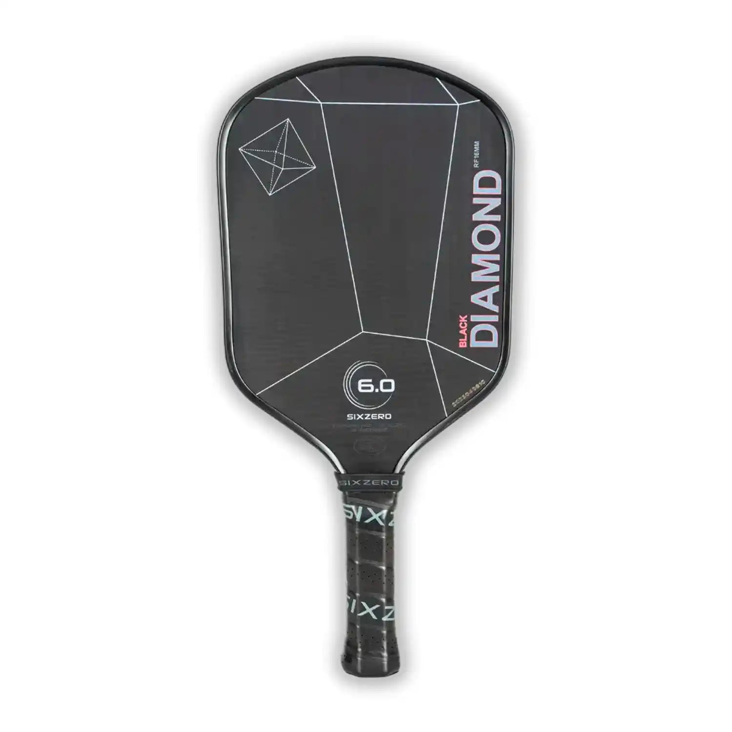 Six Zero Black Diamond Power 14mm Paddle Grey with Red Highlights