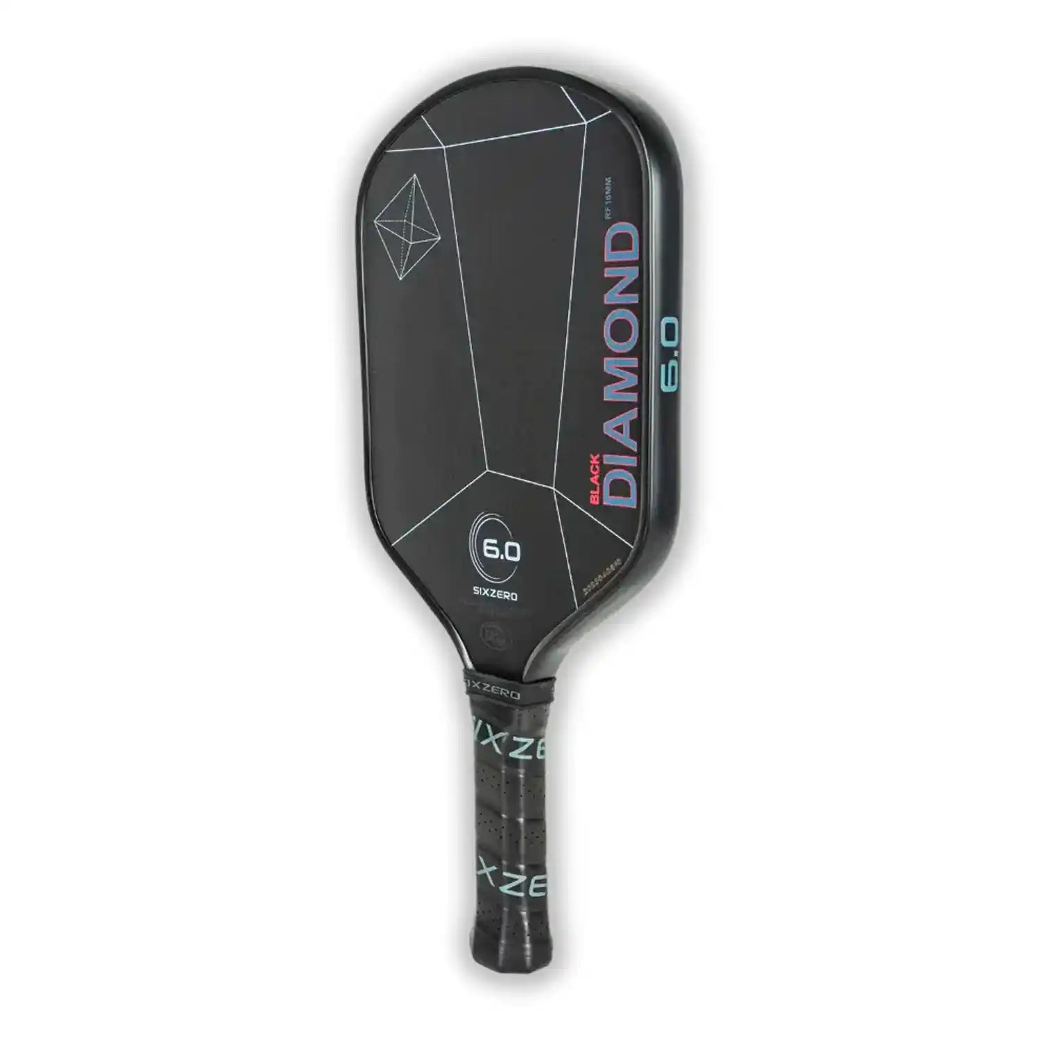 Six Zero Black Diamond Power 14mm Paddle Grey with Red Highlights
