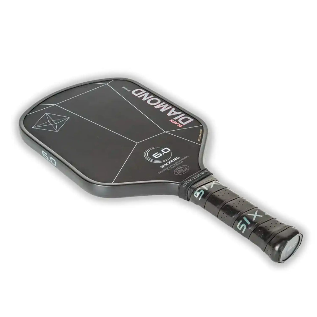 Six Zero Black Diamond Power 14mm Paddle Grey with Red Highlights