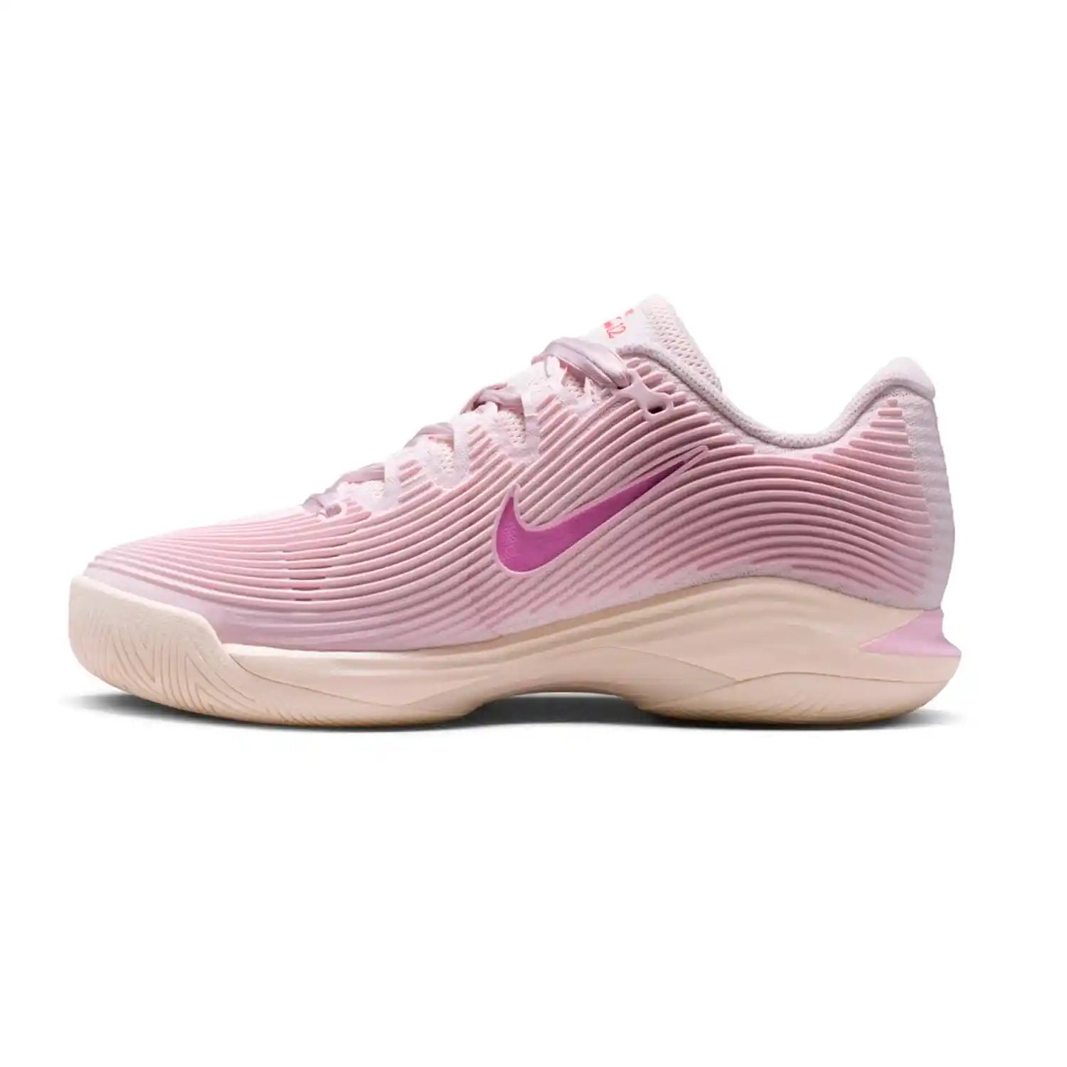 Nike Vapor 12 Women's Hard Court Tennis Shoes (Pearl Pink/Lt Magenta-Pink Foam-Chalk)