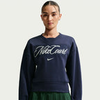 NikeCourt Collection Women's Crew-Neck Tennis Top (Midnight Navy/Sail)
