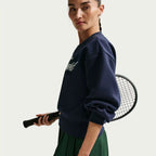 NikeCourt Collection Women's Crew-Neck Tennis Top (Midnight Navy/Sail)