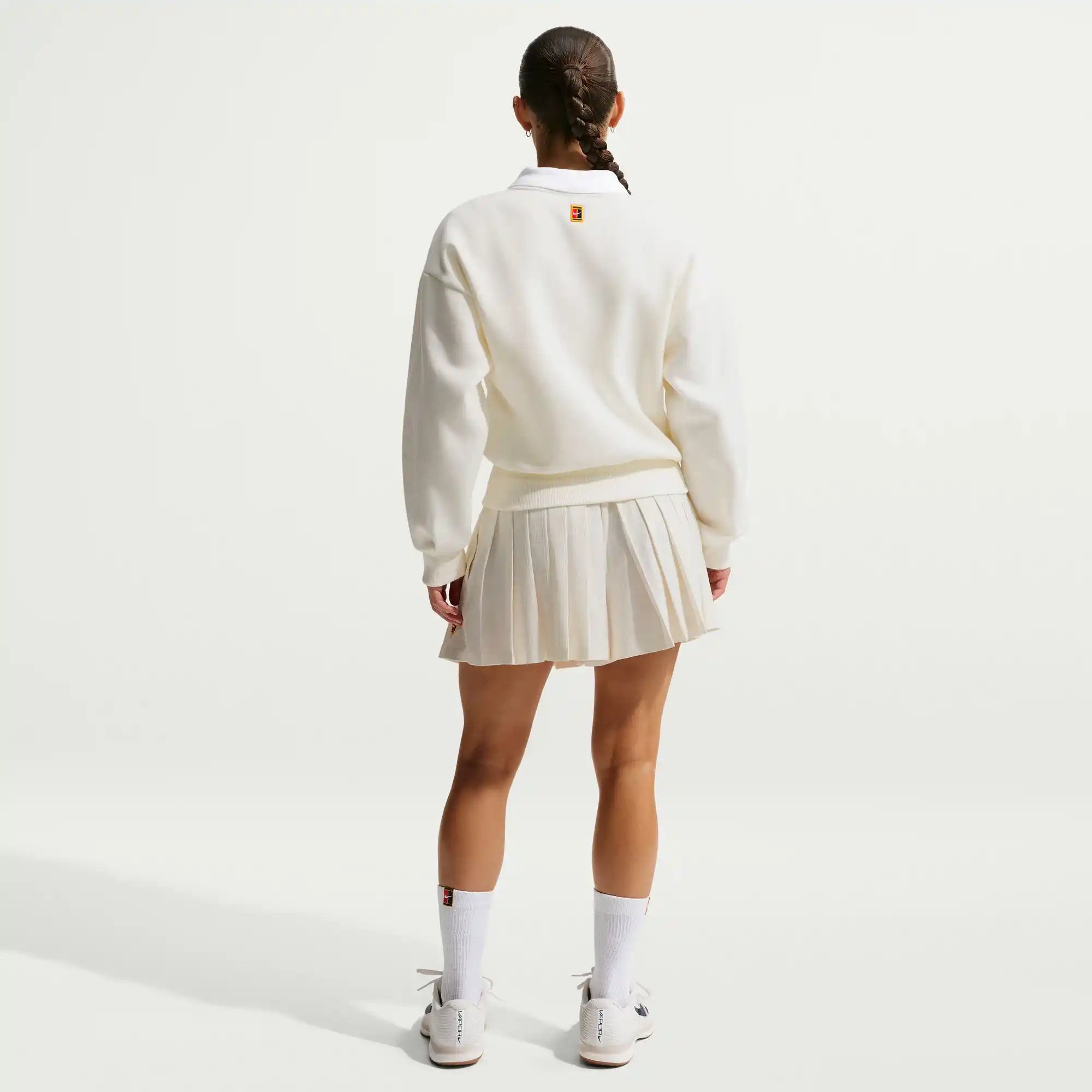 NikeCourt Court Collection Women's Dri-FIT High-Waisted Tennis Shorts (White)