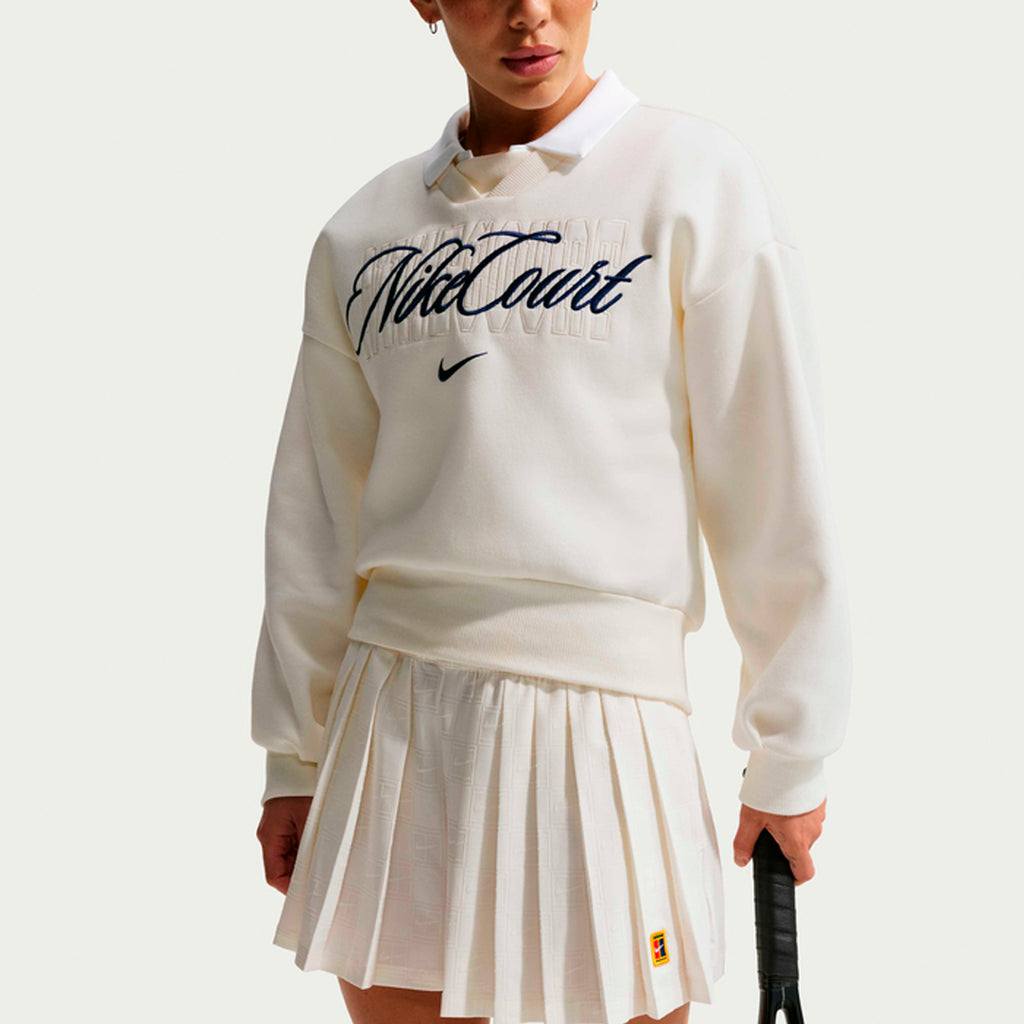 NikeCourt Court Collection Women's Dri-FIT High-Waisted Tennis Shorts (White)