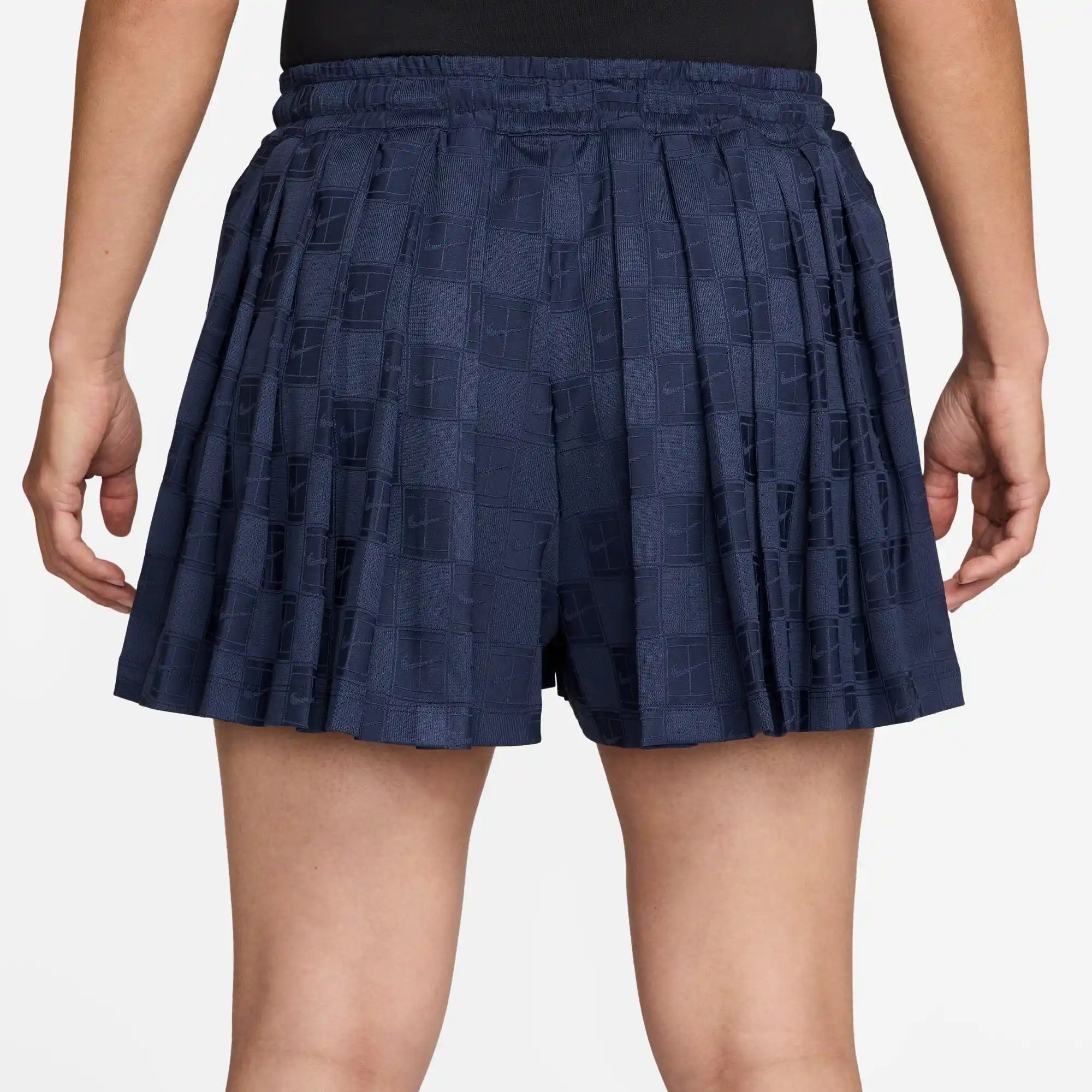 NikeCourt Court Collection Women's Dri-FIT High-Waisted Tennis Shorts (Midnight Navy)