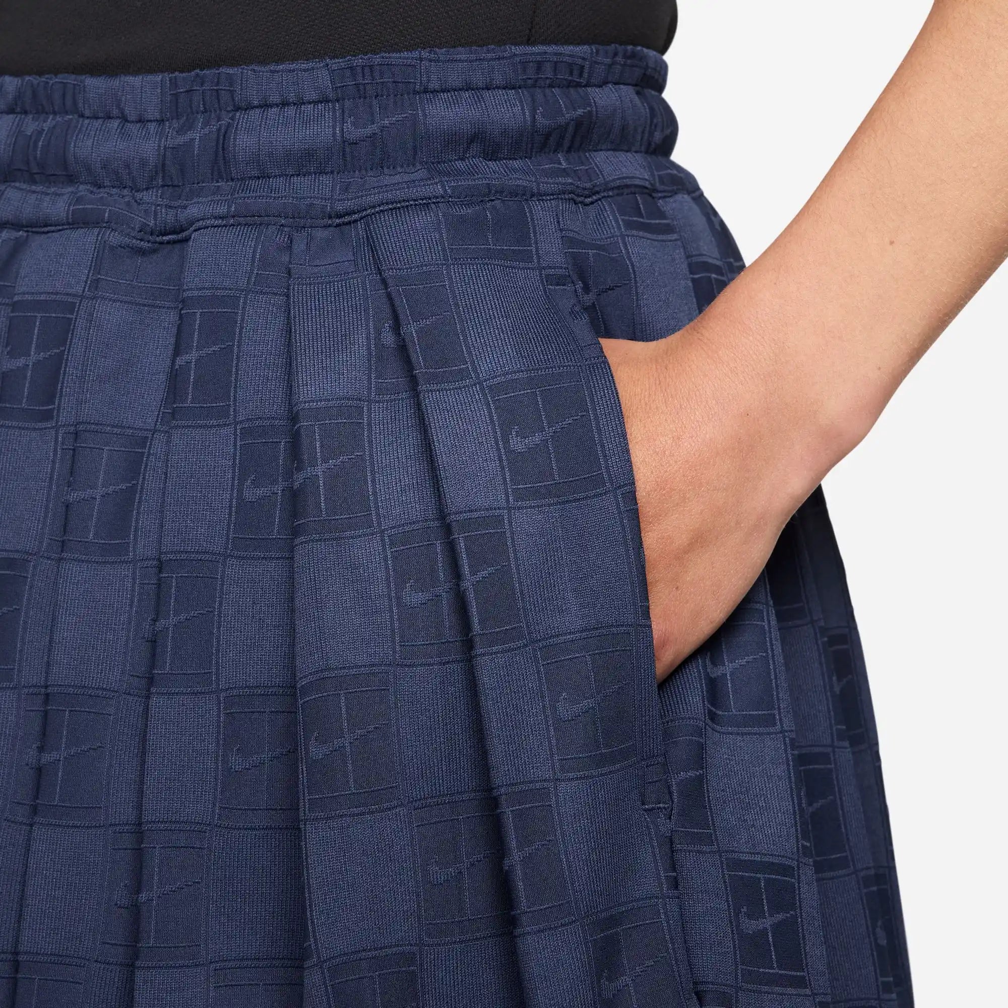 NikeCourt Court Collection Women's Dri-FIT High-Waisted Tennis Shorts (Midnight Navy)