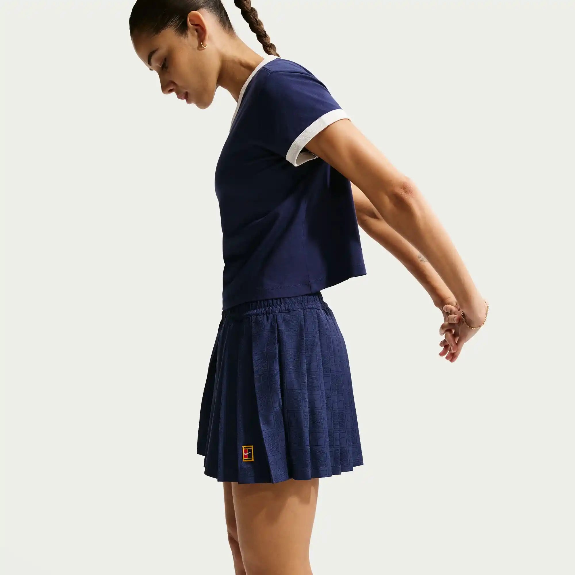 NikeCourt Court Collection Women's Dri-FIT High-Waisted Tennis Shorts (Midnight Navy)