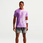 NikeCourt Slam Men's Dri-FIT ADV Tennis Top (Violet Mist/Bright Violet/Black)