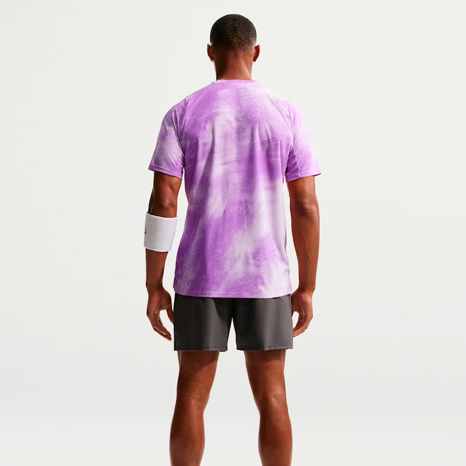 NikeCourt Slam Men's Dri-FIT ADV Tennis Top (Violet Mist/Bright Violet/Black)