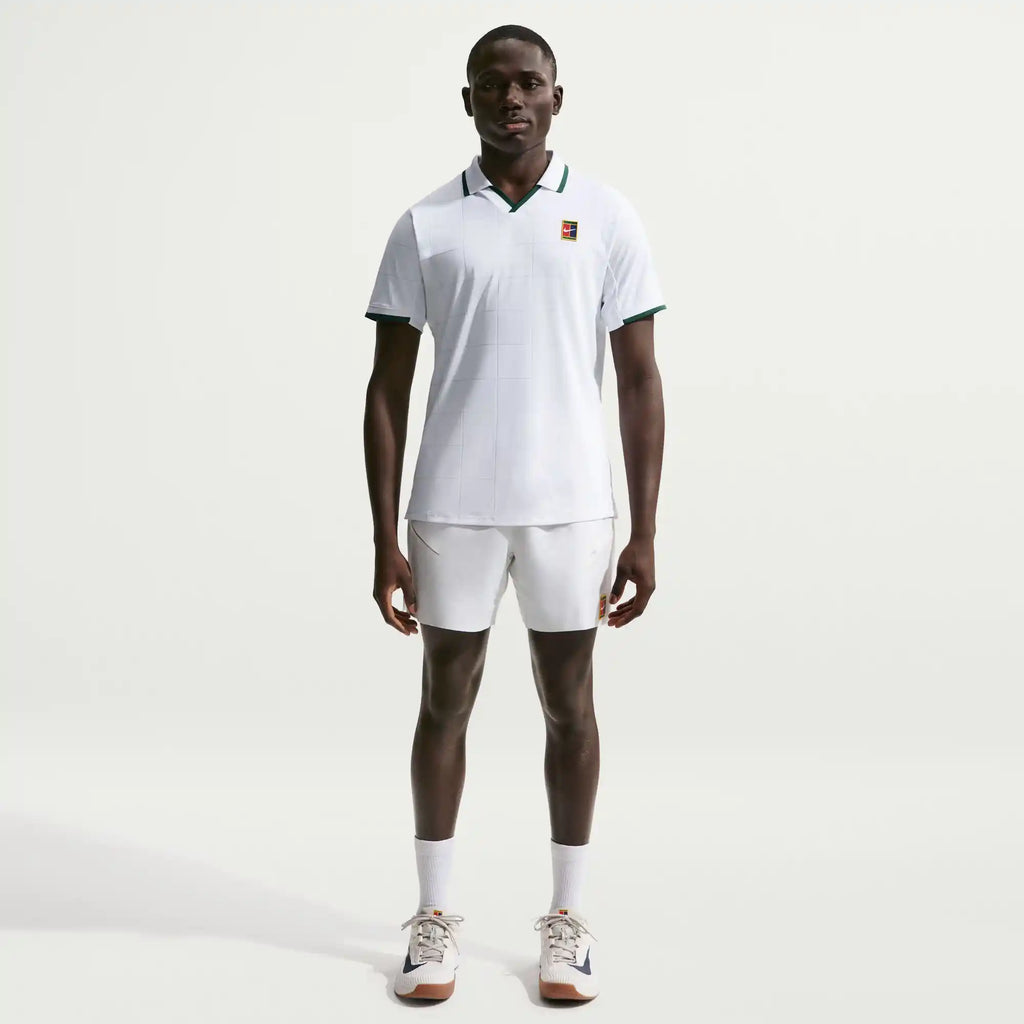 NikeCourt Slam Men's Dri-FIT ADV Tennis Polo (White)