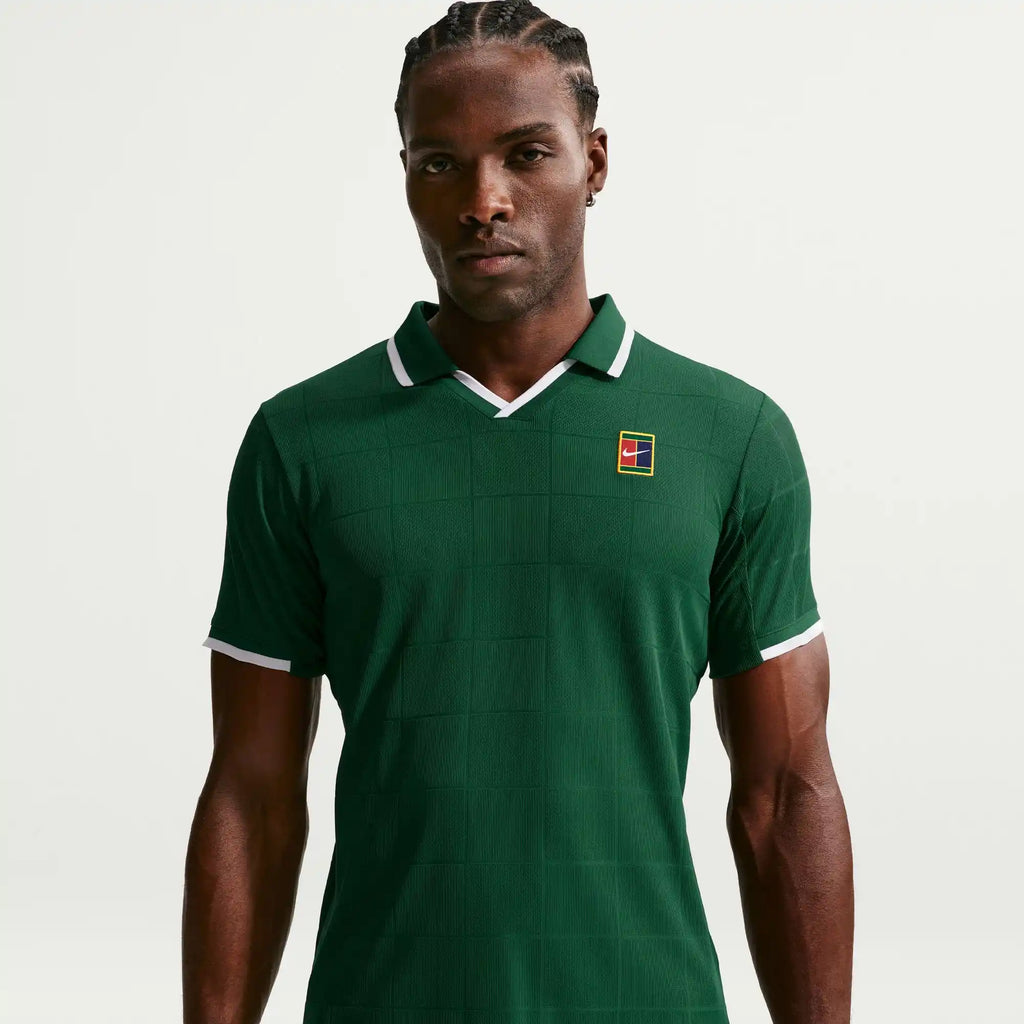 NikeCourt Slam Men's Dri-FIT ADV Tennis Polo (Green)