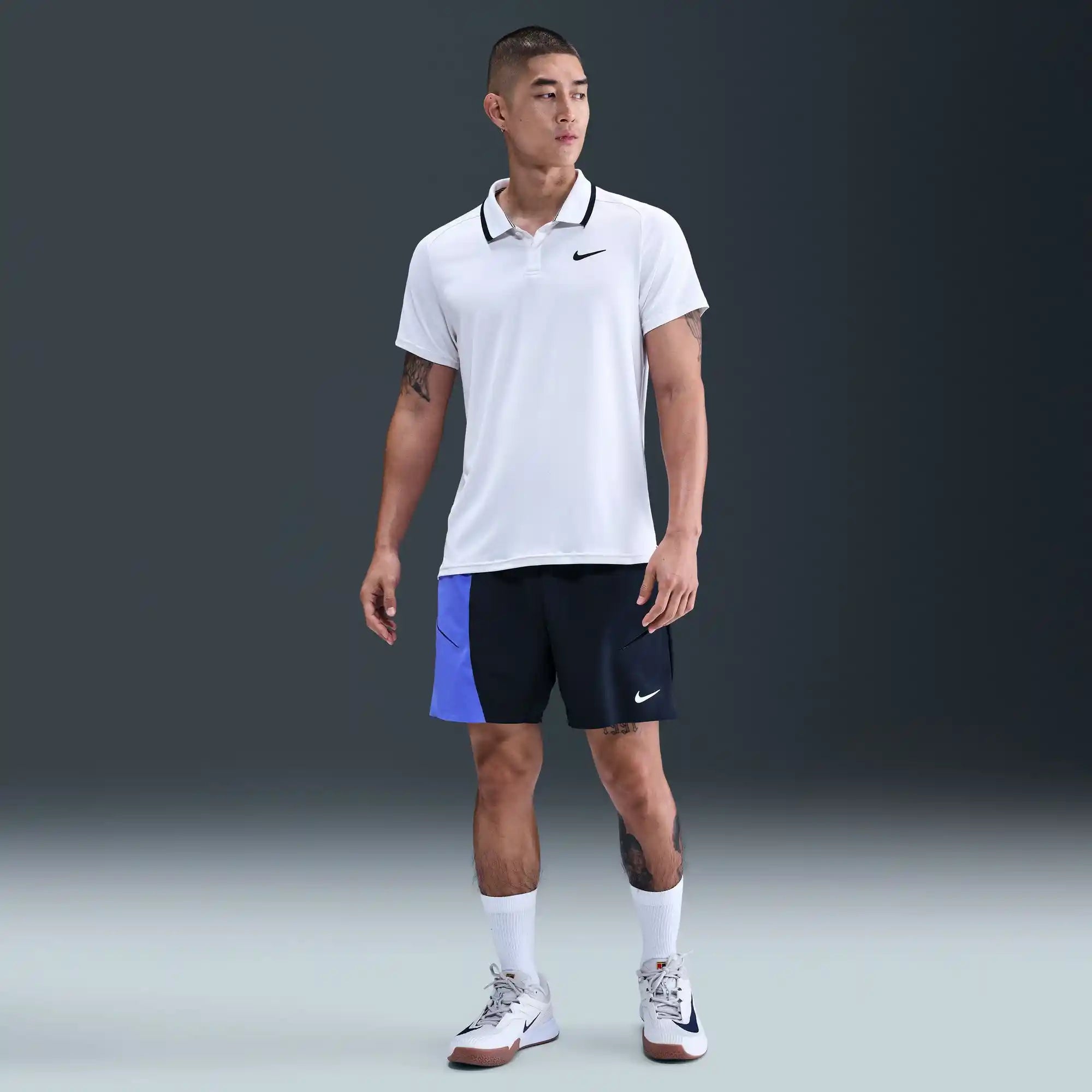 NikeCourt Dri-Fit Slam Short MB (Dark Obsidian/Sapphire/White)