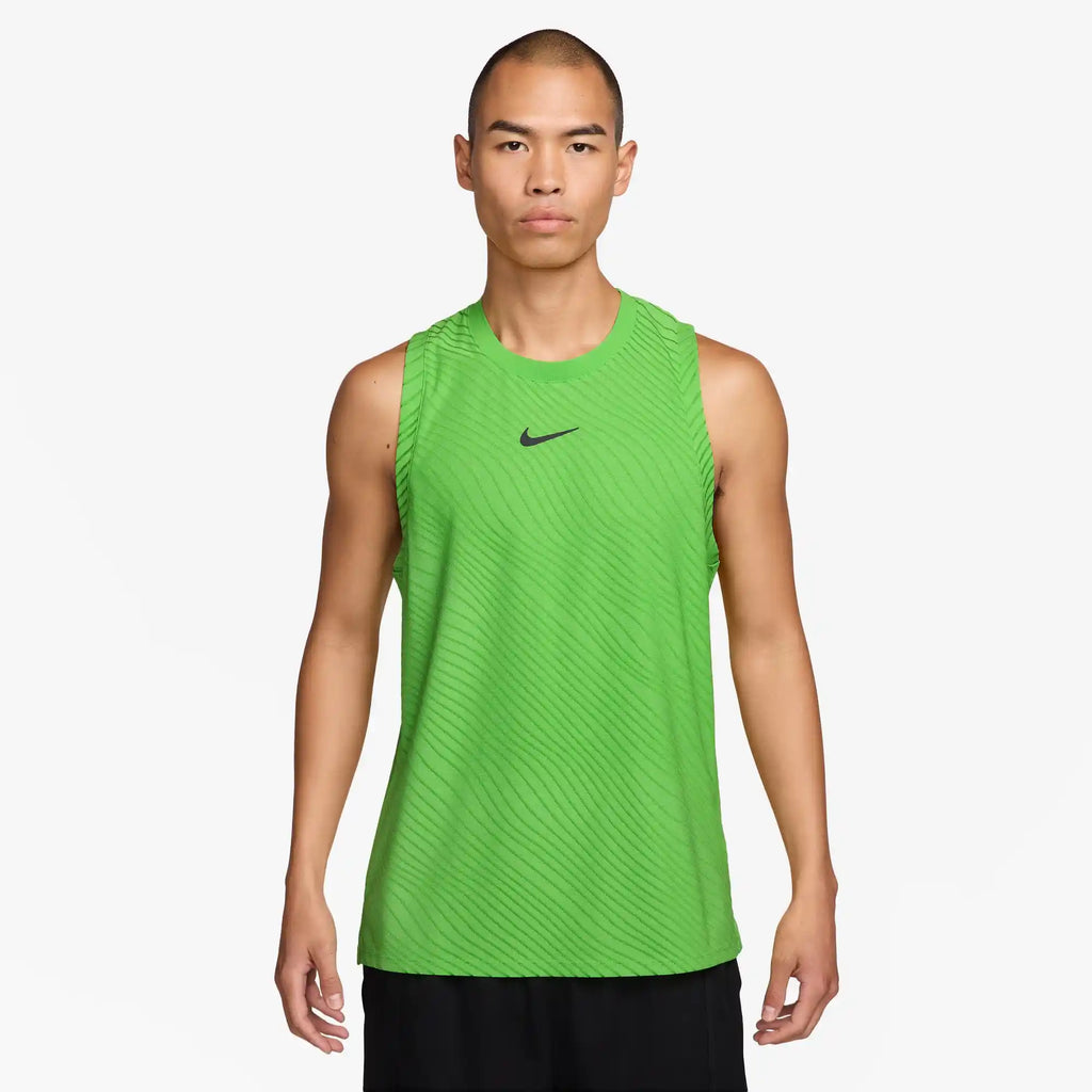 NikeCourt Slam Men's Dri-FIT ADV Tank Top (Mean Green/Black)