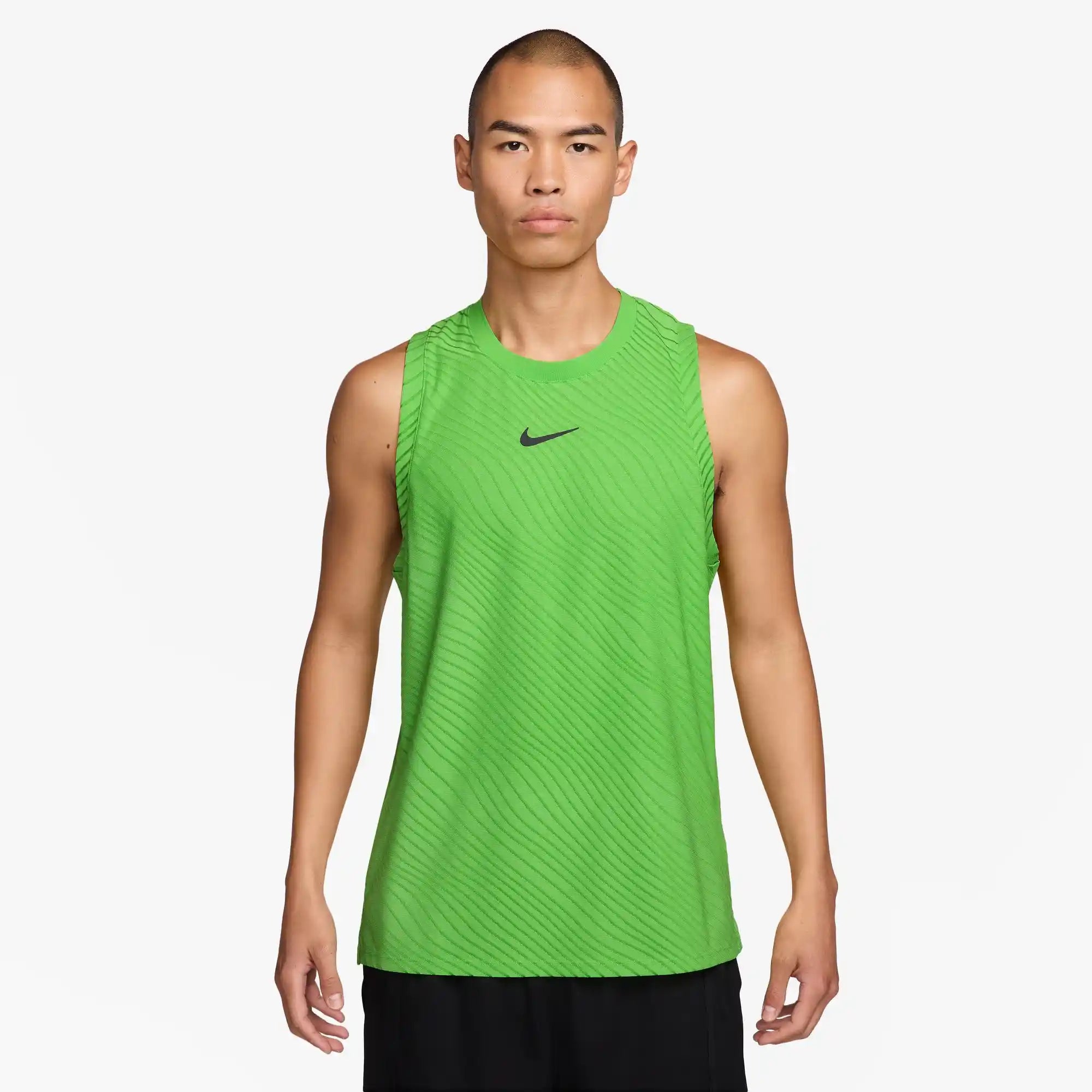 NikeCourt Slam Men's Dri-FIT ADV Tank Top (Mean Green/Black)