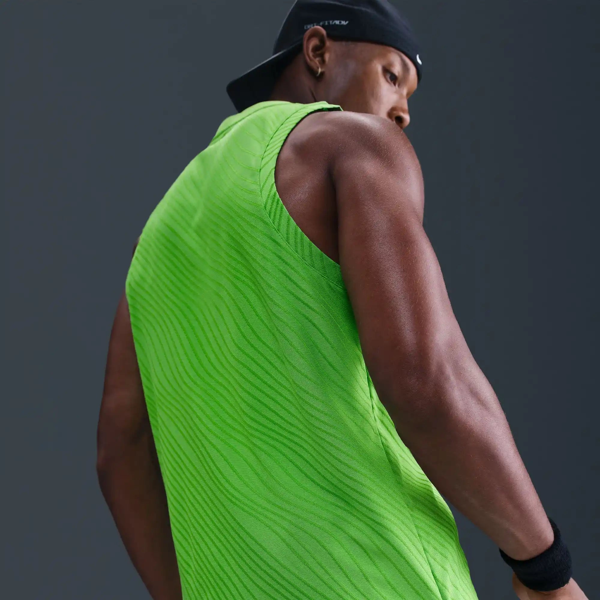 NikeCourt Slam Men's Dri-FIT ADV Tank Top (Mean Green/Black)