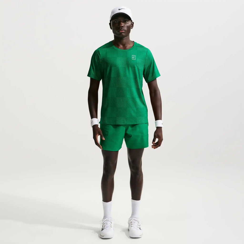 NikeCourt Advantage Men's Dri-FIT Tennis Top (Malachite/White)