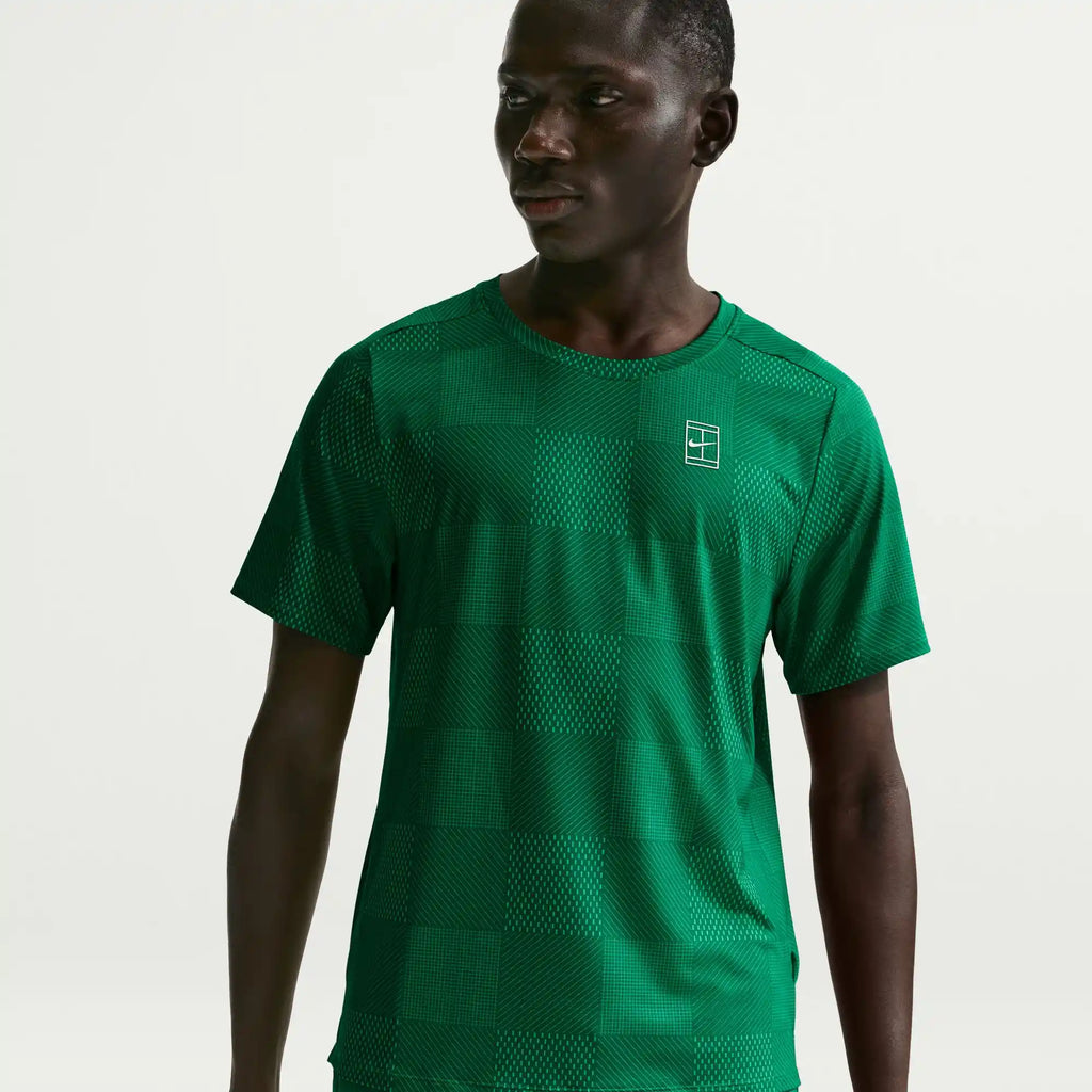NikeCourt Advantage Men's Dri-FIT Tennis Top (Malachite/White)
