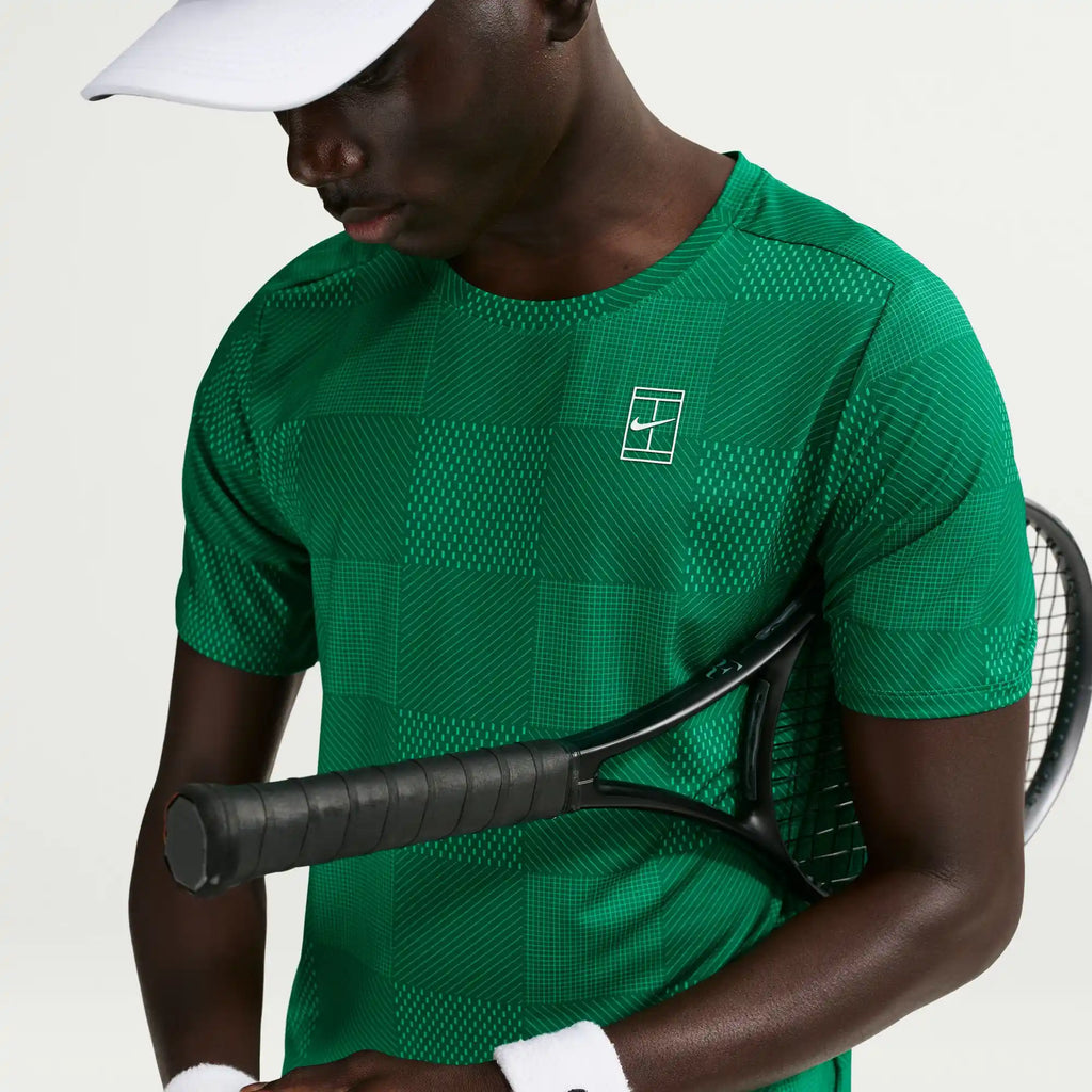 NikeCourt Advantage Men's Dri-FIT Tennis Top (Malachite/White)