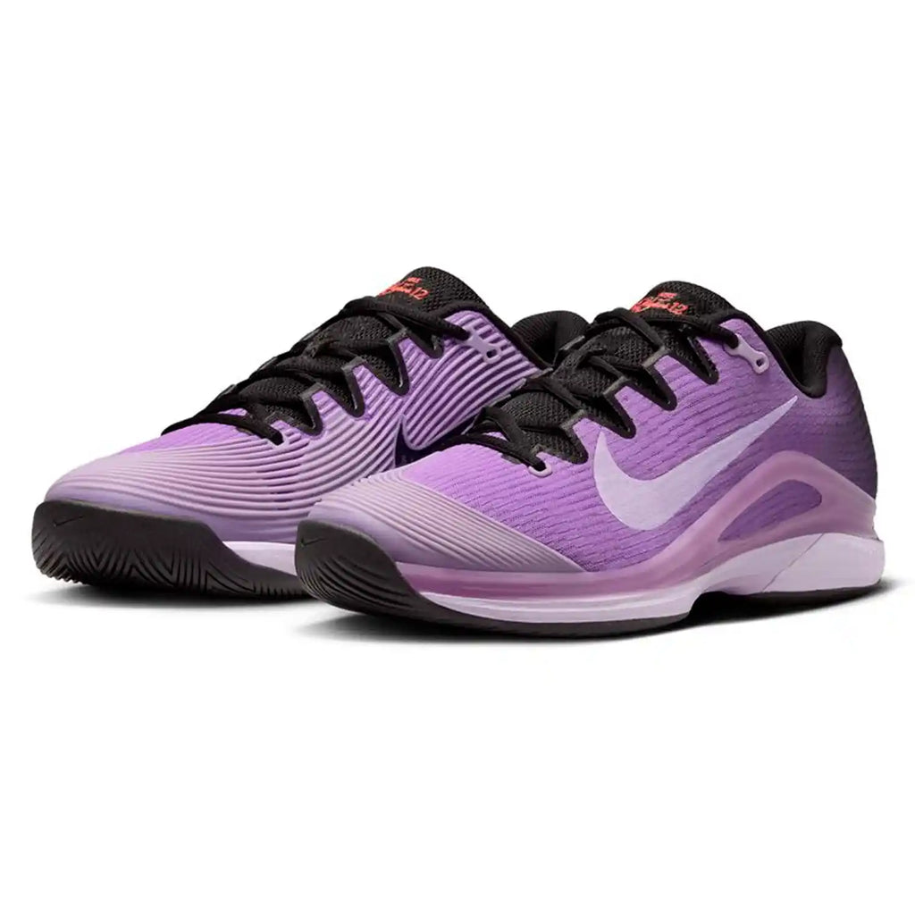 Nike Vapor 12 Men's Hard Court Tennis Shoes (Bright Violet/Violet Mist-Black)