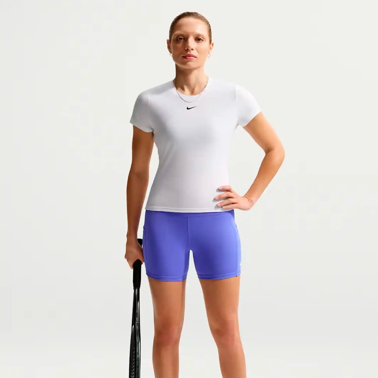 Nike Victory Women's Dri-Fit Short-Sleeve Tennis Top (White)