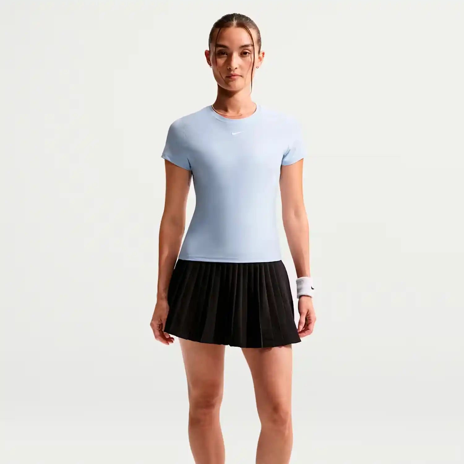 Nike Victory Women's Dri-Fit Short-Sleeve Tennis Top (Hydrogen Blue/White)