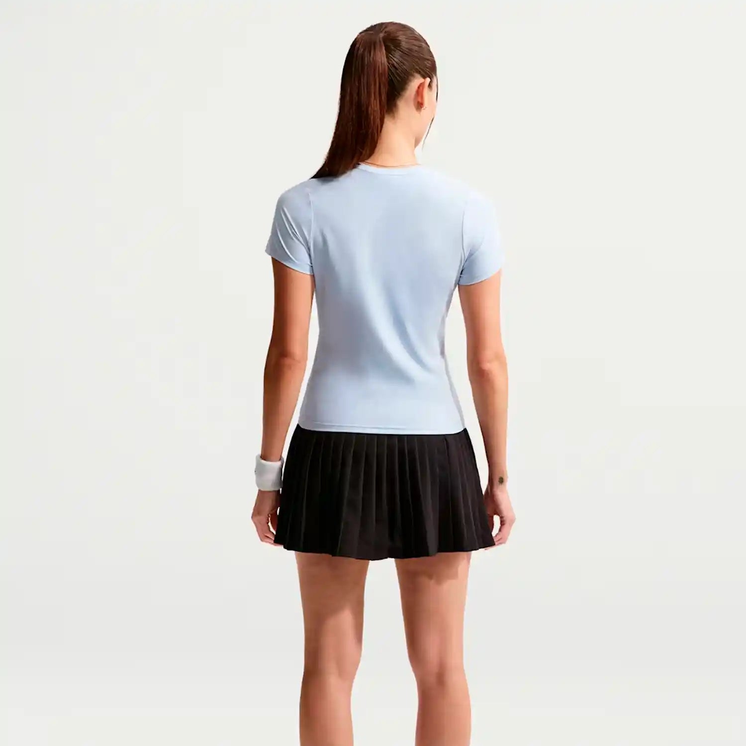 Nike Victory Women's Dri-Fit Short-Sleeve Tennis Top (Hydrogen Blue/White)