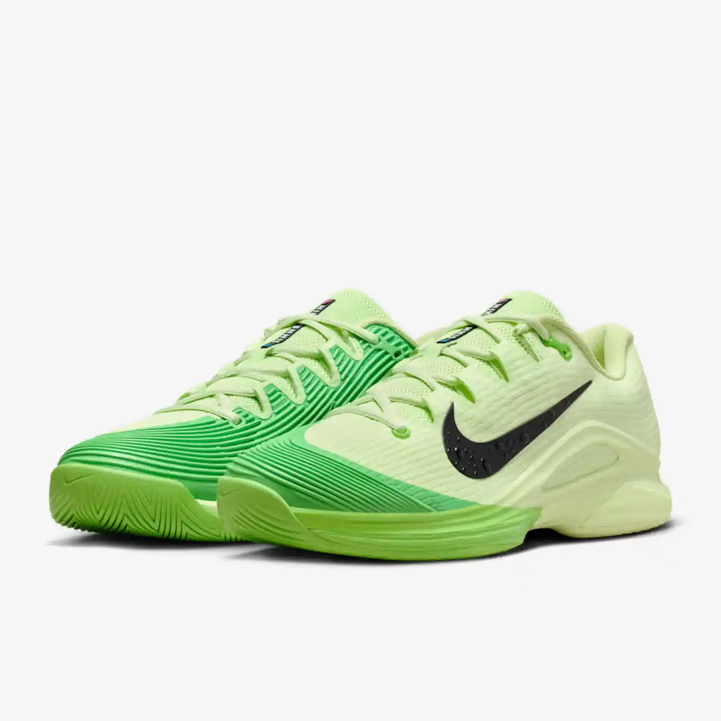 Nike Vapor 12 Men's Hard Court Tennis Shoes (Light Liquid Lime/Mean Green/Sapphire/Black)