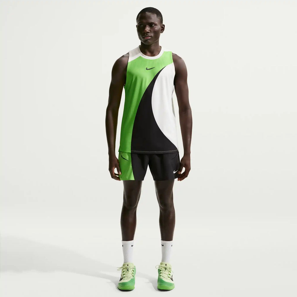 NikeCourt Dri-Fit Advantage Slam Tank PRT MB (Sail/Mean Green/Black)