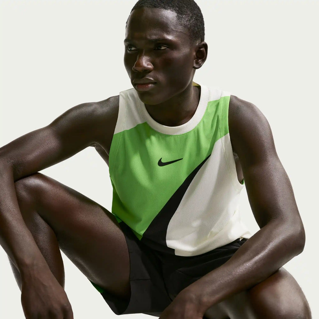 NikeCourt Dri-Fit Advantage Slam Tank PRT MB (Sail/Mean Green/Black)