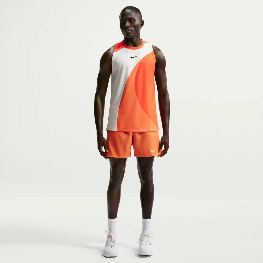 NikeCourt Dri-Fit Advantage Slam Tank PRT MB (Turf Orange/Sail/Black)