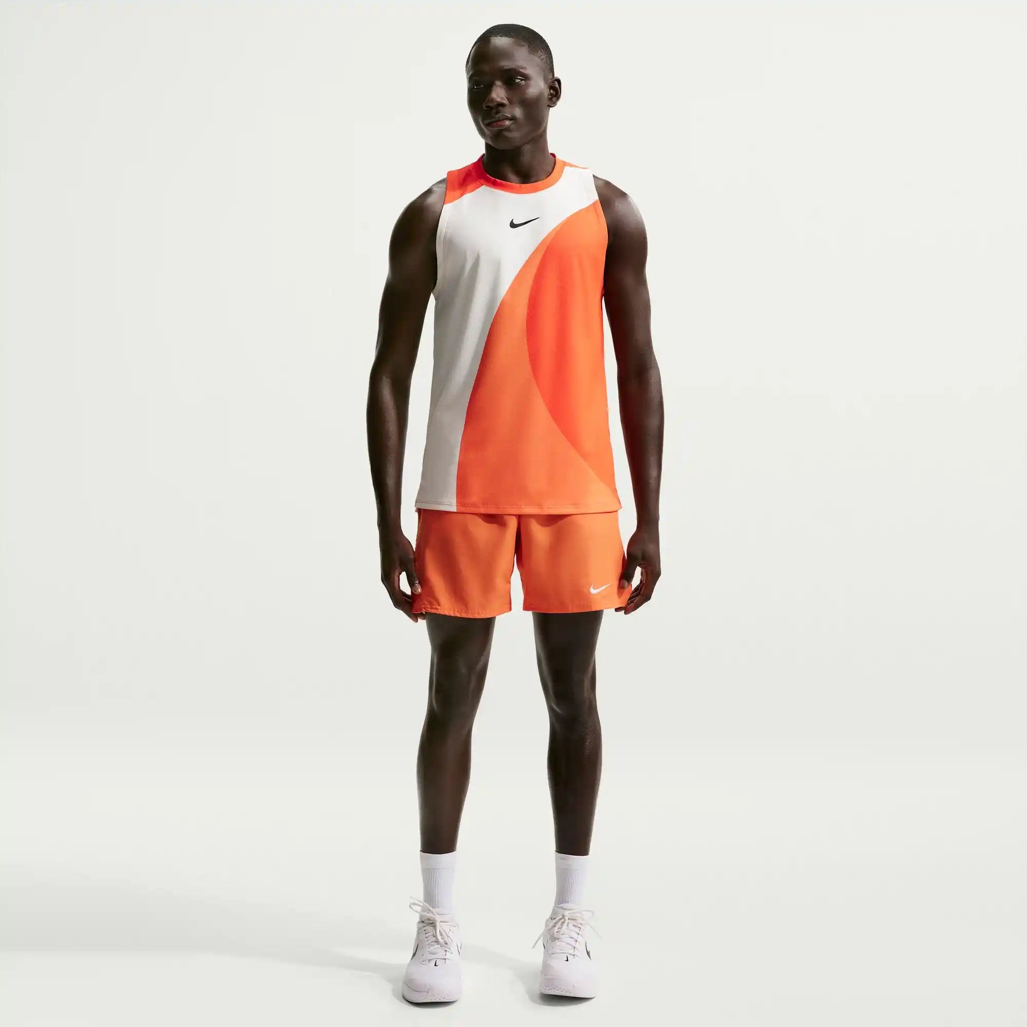 NikeCourt Dri-Fit Advantage Slam Tank PRT MB (Turf Orange/Sail/Black)