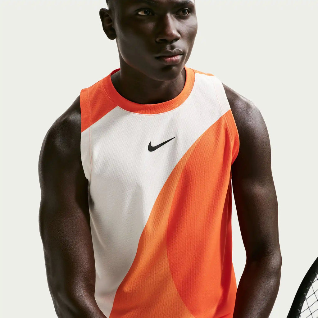 NikeCourt Dri-Fit Advantage Slam Tank PRT MB (Turf Orange/Sail/Black)