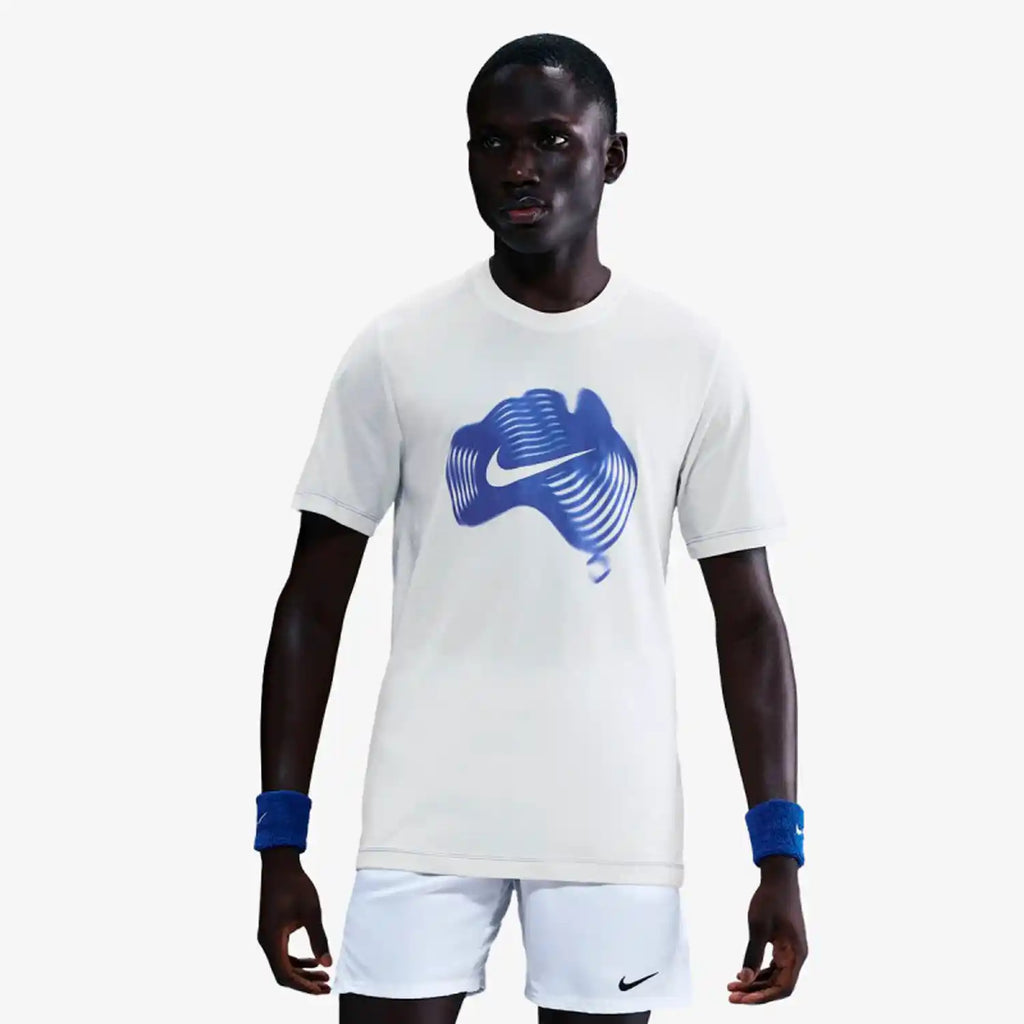 NikeCourt Dri-Fit Tee STD OZ Open 2026 (Sail/Sapphire)