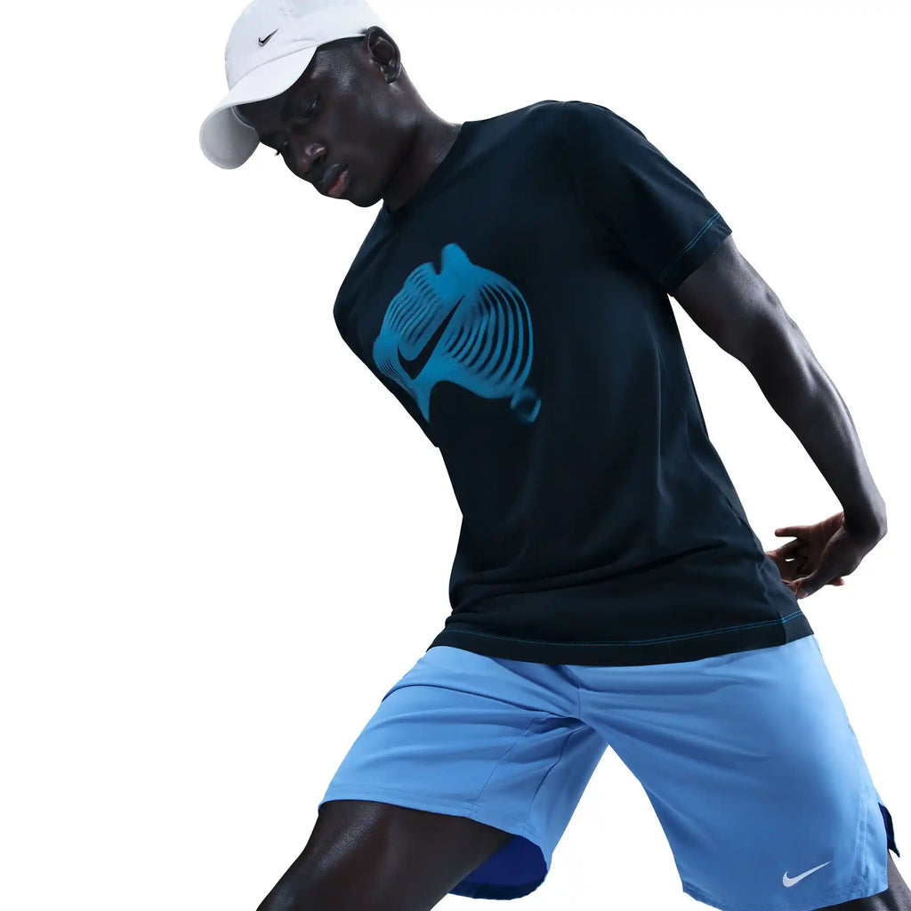 NikeCourt Dri-Fit Tee STD OZ Open 2026 (Dark Obsidian/Photo Blue)