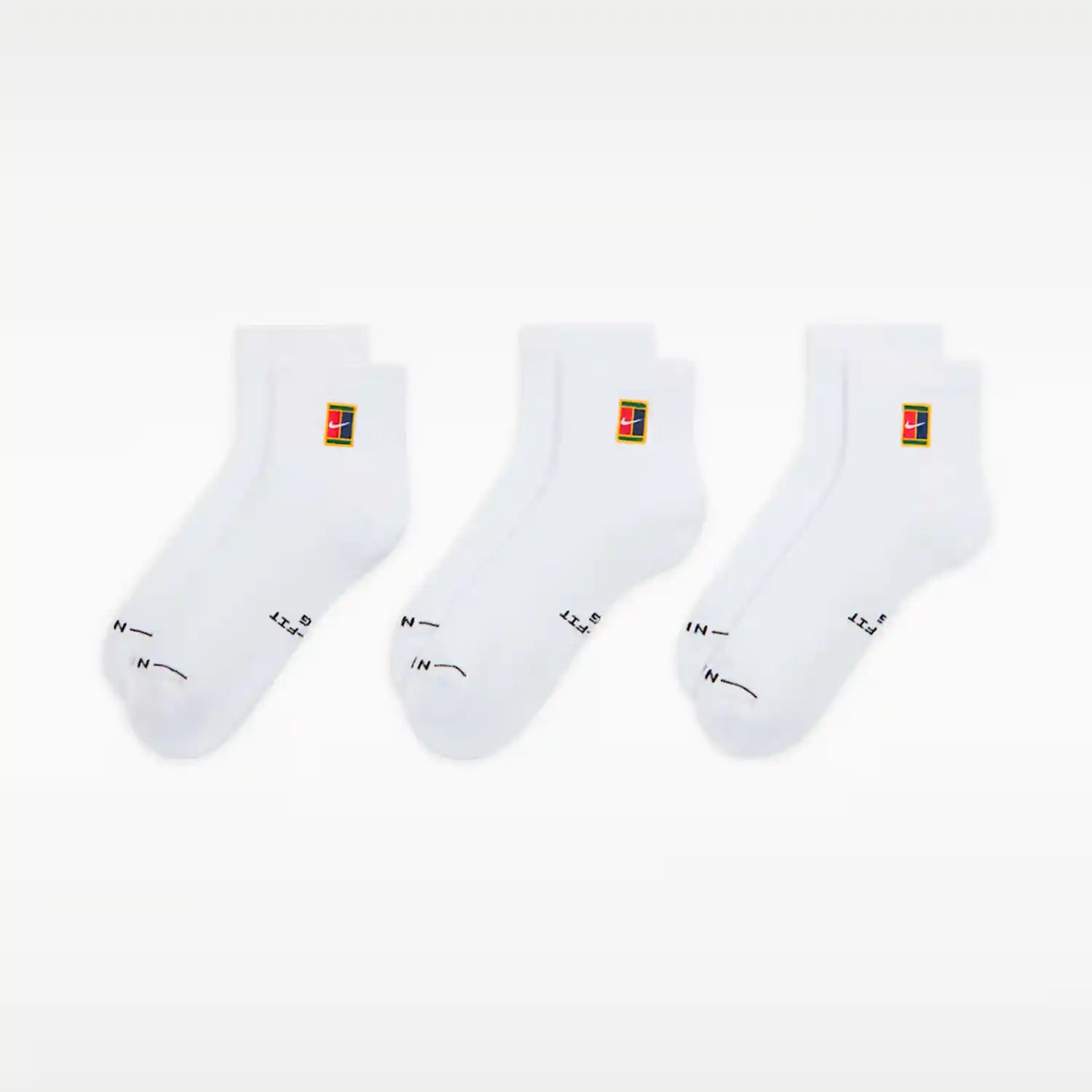 Nike Everyday Elevated Ankle Socks 3 Pack (White)