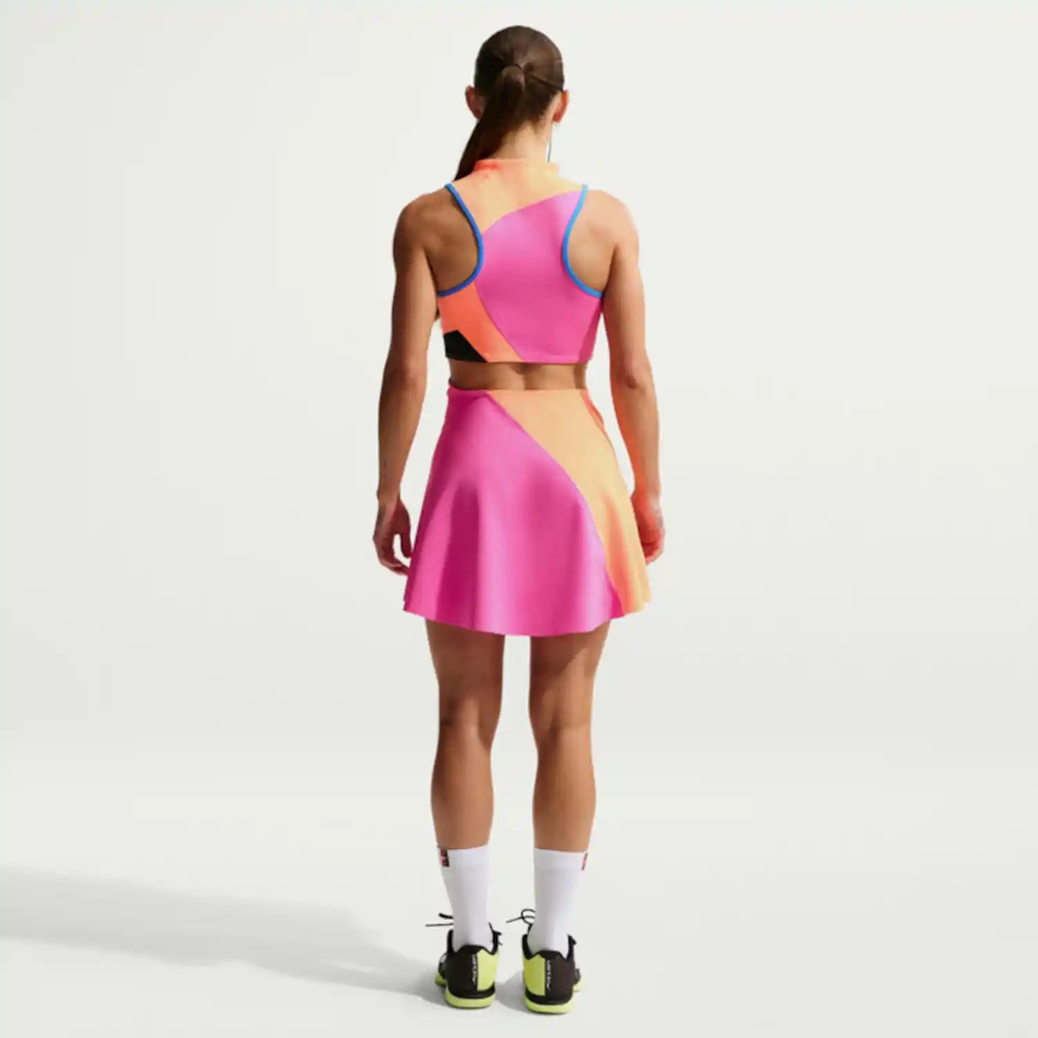 NikeCourt Dri-Fit Slam Dress OZ (Laser Fuchsia/Atomic Orange/Black) Strung Out NikeCourt Dri-Fit Slam Dress OZ (Laser Fuchsia/Atomic Orange/Black) Strung Out