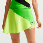 NikeCourt Slam Women's Dri-FIT High-Waisted Tennis Skirt (Mean Green/LT Lemon Twist/Black)