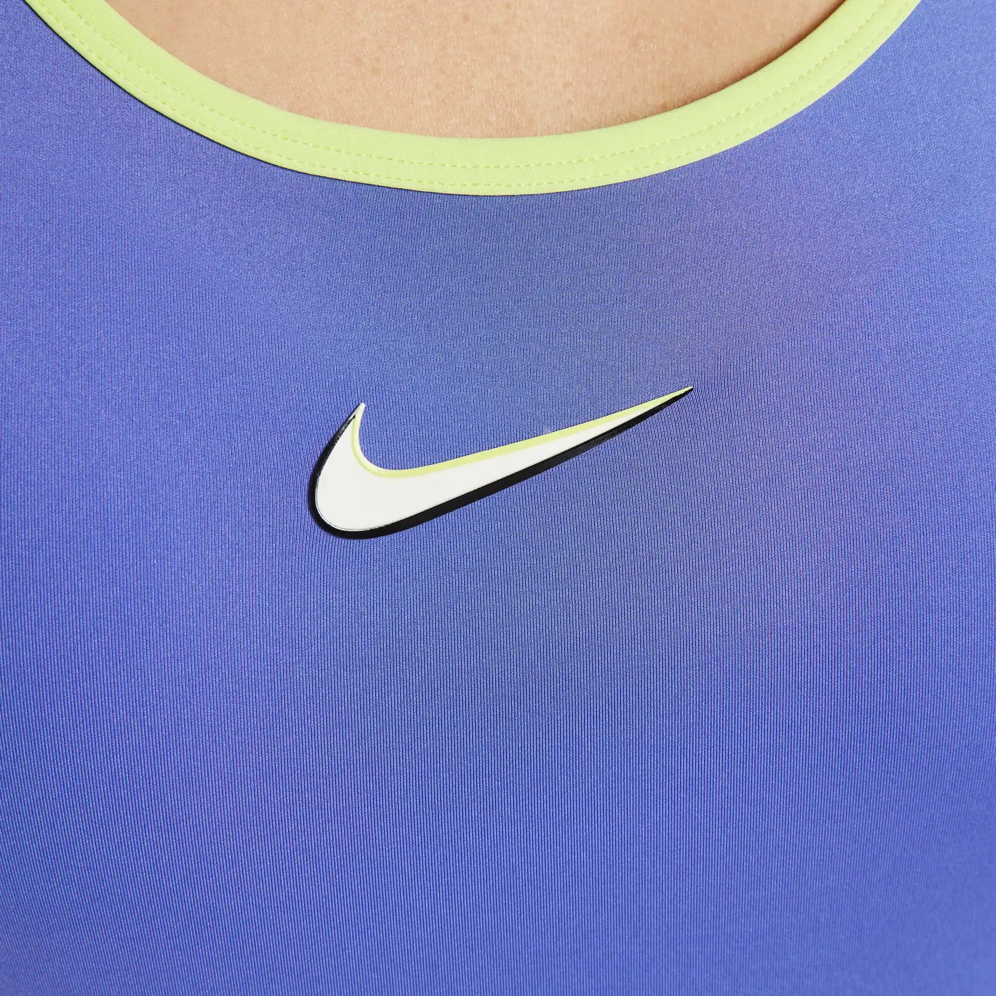 NikeCourt Slam Women's Dri-FIT Tennis Unitard (Sapphire/Light Thistle/Black/White)