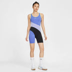 NikeCourt Slam Women's Dri-FIT Tennis Unitard (Sapphire/Light Thistle/Black/White)