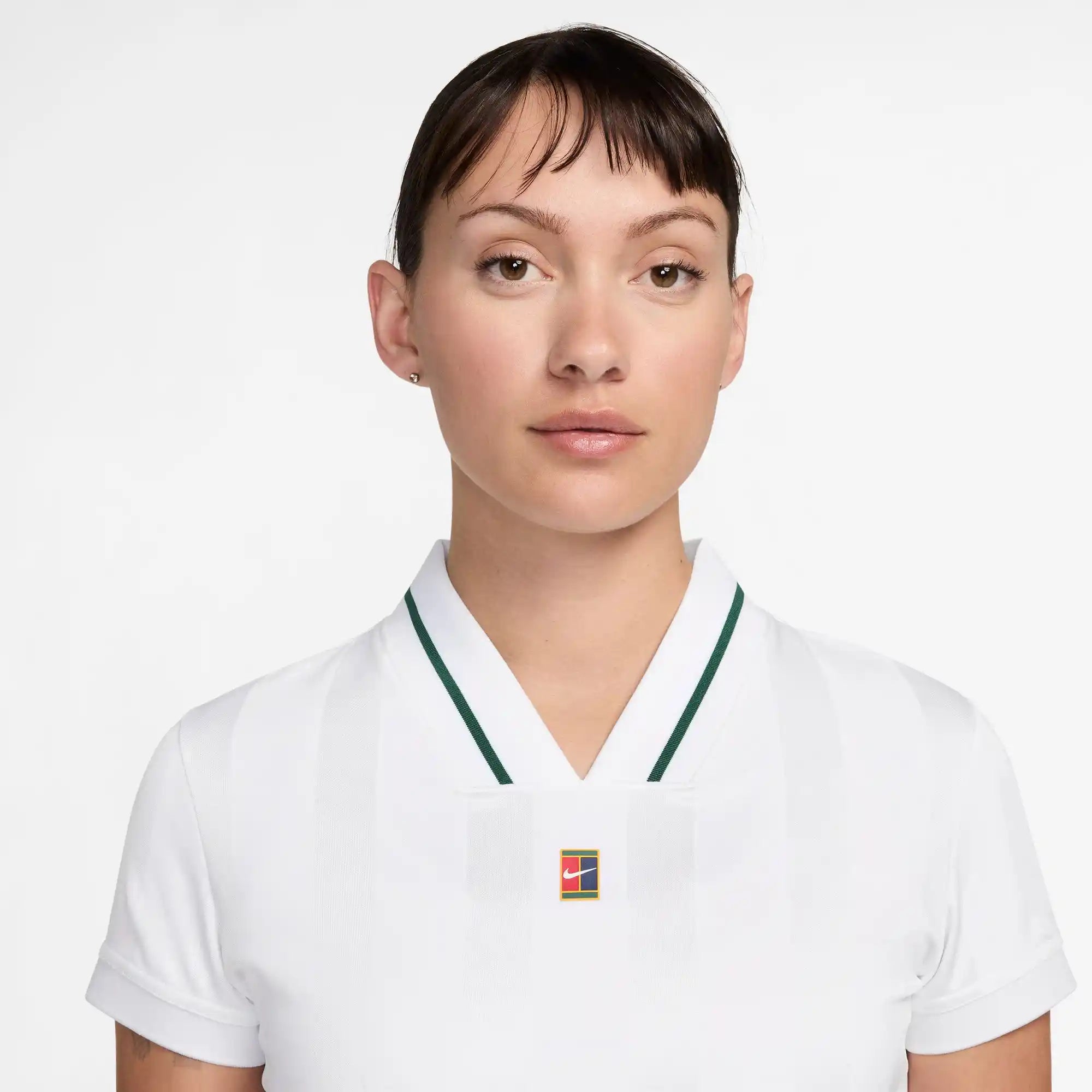 NikeCourt Slam Women's Dri-FIT Tennis Dress (White)