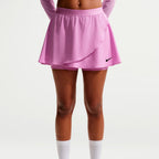 NikeCourt Slam Women's Dri-FIT High-Waisted Tennis Skirt (Light Magenta/Black)